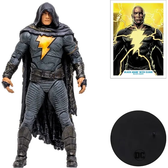 Figura Acción Black Adam Cloak Justice League Dc Mcfarlane