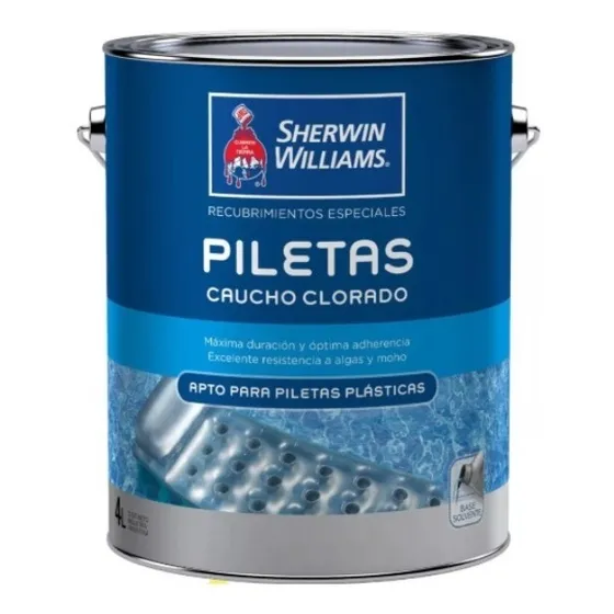 Pintura Para Piscina/pileta Sherwin Williams Caucho 4lt- Rex