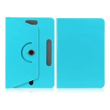 Funda Universal Para Tablet 10 Pulgadas Rotatoria 360 Celeste