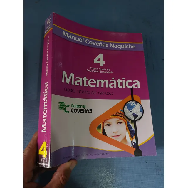 Libro Matemática 4° Año De Secundaria Coveñas