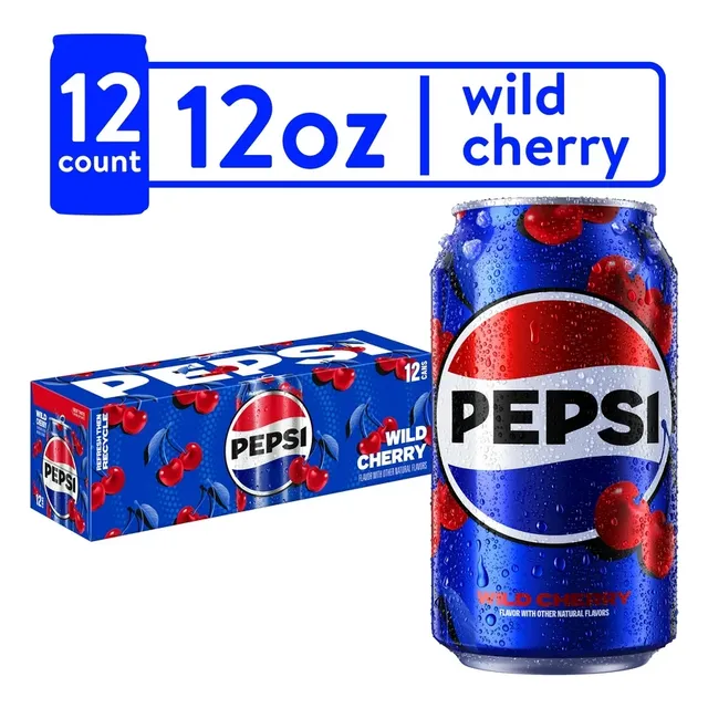 Pepsi Wild Cherry 12 Pack Importada