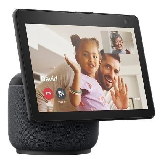 Amazon echo show 10 360º Echo Show 10 3rd Gen con asistente virtual Alexa, pantalla integrada de 10.1" charcoal