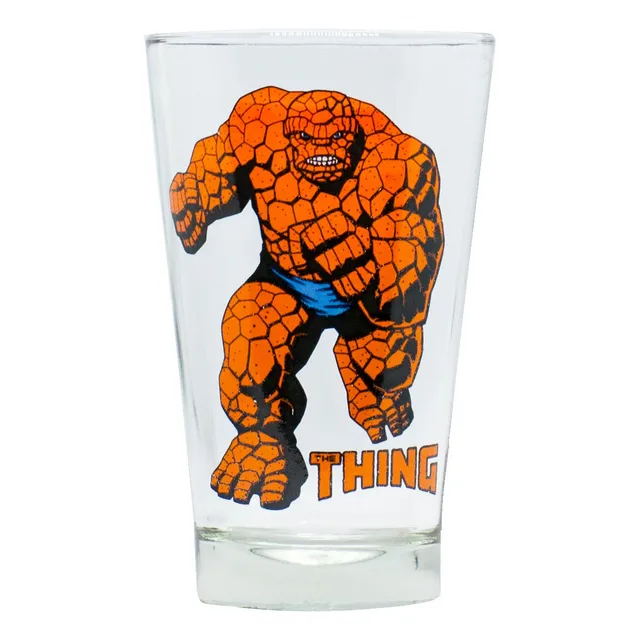 Vaso Hombre De Piedra The Thing Simil Pepsi 4 Fantasticos 