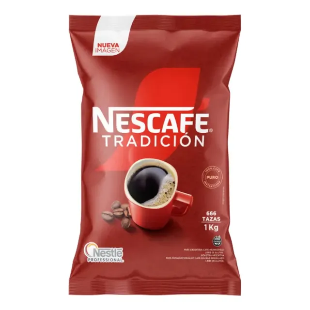 Café Soluble Tradición 100% Cafe Nescafe X 1 Kg