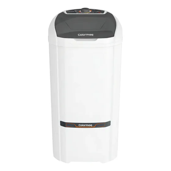 Máquina de lavar semi-automática Colormaq hasta 15kg - branco/preto