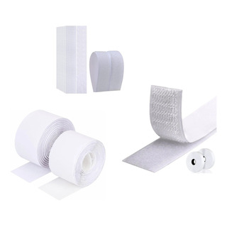 Velcro Contactel Blanco Auto Adhesivo 1mt X 10 Cms Velcro Contactel Blanco Auto Adhesivo 1mt X 10 Cms