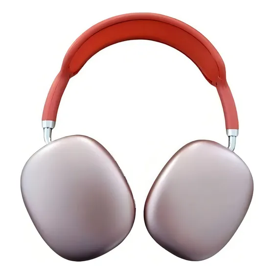 Fone De Ouvido Over-ear Gamer Sem Fio Bluetooth P9 Vermelho