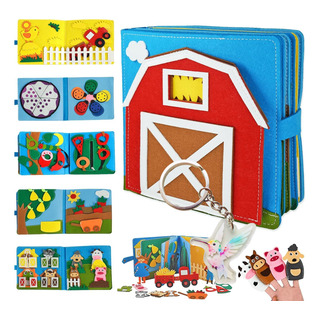 A Libro Ocupado Bebé Libro Tranquilo Sensorial Para Autismo A Libro Ocupado Bebé Libro Tranquilo Sensorial Para Autismo
