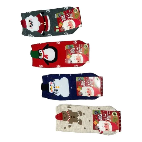 Medias Navideñas Para Damas ( 6 Unidades) 