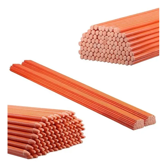 Varilla Fibra De Vidrio Naranja 120cm Por 50 Unidades