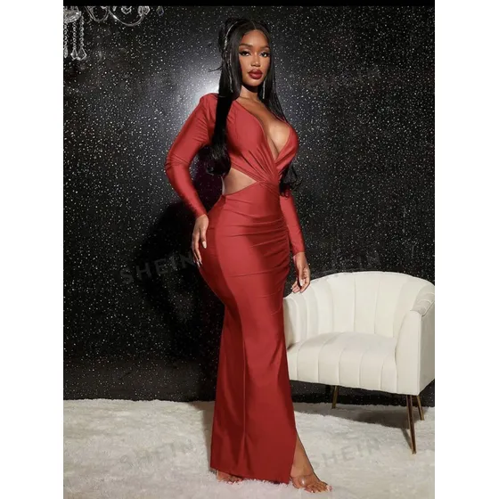 Vestido De Dama, Vestido De Fiesta, Vestido Largo De Dama