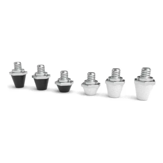 8x8 Mm + 4x11 Mm 12 Tapones De Plástico Rosca Gruesa + Llave