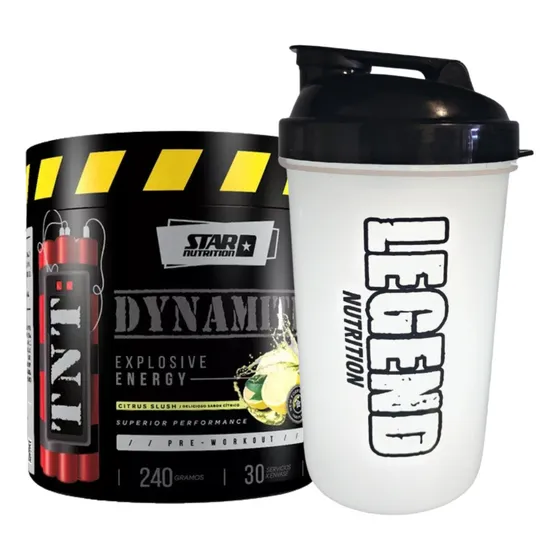Pre Entreno Tnt Dynamite Star Nutrition 240g Pre Workout Sabor Citrus Slush