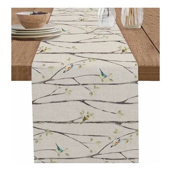 Camino Mesa Botanico Vintage 36  Largo Para Cocina Comedor