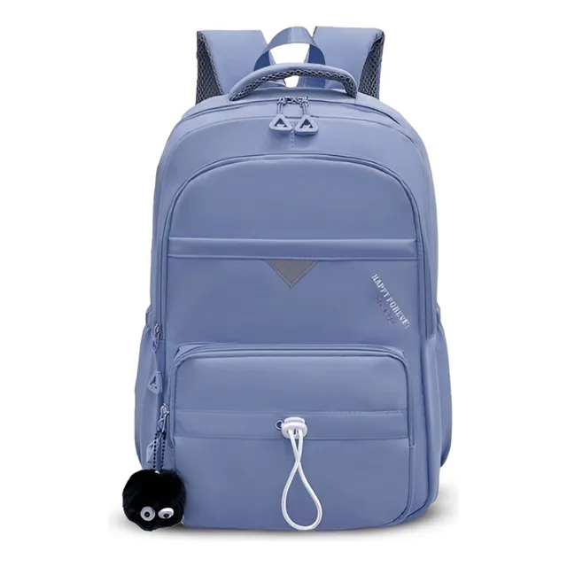 Mochila escolar para mujer, mochila de regreso a clases, libros sociales, color azul