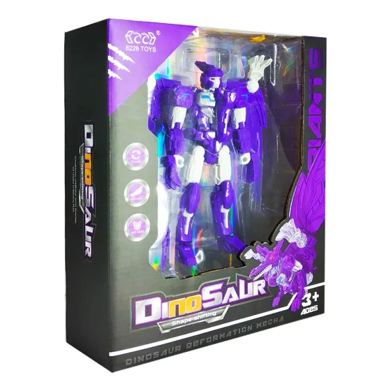 Muñeco Transformer Robot Dinosaurio Alt.18 Cm