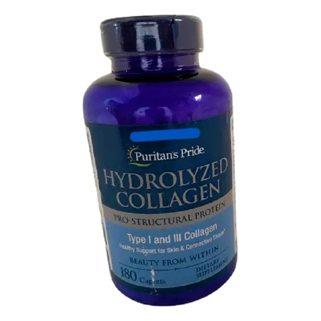 Hydrolyzed Collagen 180 Caps Puritans Pride