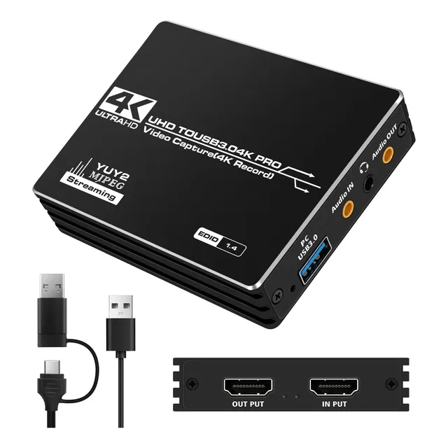 Capturadora De Video Hdmi 4k Usb 3.0 Audio 1080p 60hz