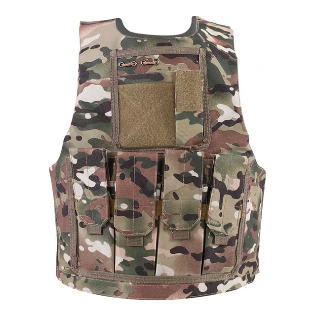 Chaleco De Camuflaje Para Niños, Equipo Militar Para Niños, 
