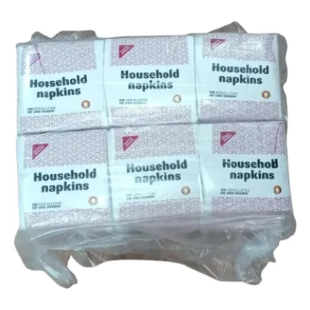 Servilletas Cuadradas Household Napkins, (bulto De 12x120)