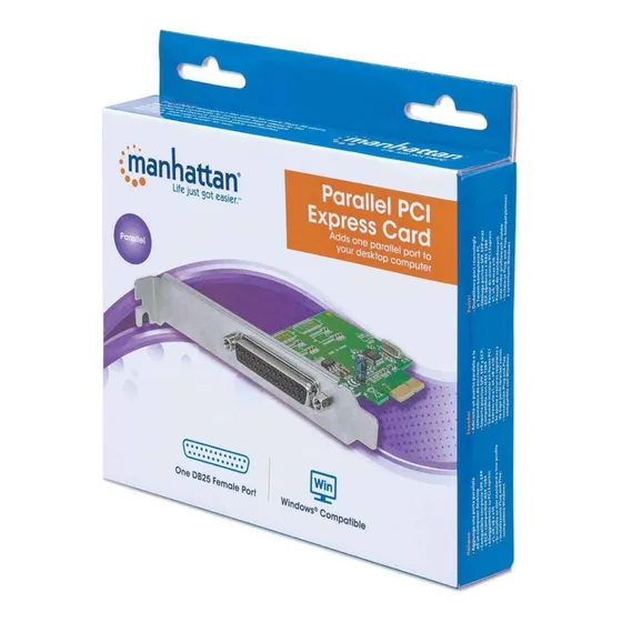 Tarjeta Paralela Pci Express Manhattan 1 Puerto Db25 152099