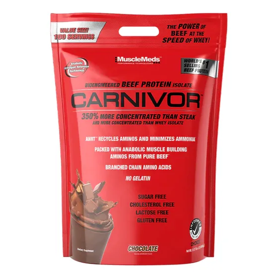 Carnivor Protein 8 Lb Musclemeds, Proteína Carne + Creatina