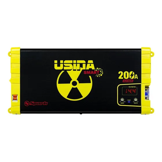 Fonte Automotiva Usina Spark 200a 12v Bivolt 