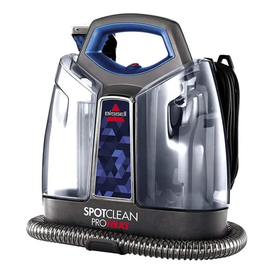 Aspiradora lava tapizados De tacho Bissell SpotClean ProHeat 2694 1.09L gris oscuro y azul marino 120V