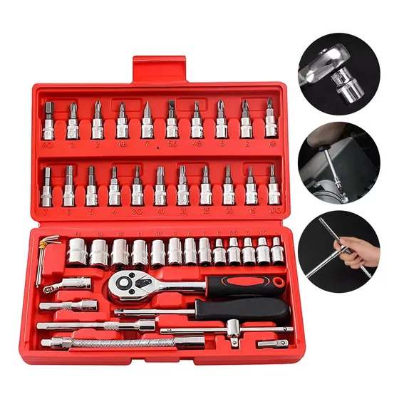 Juego De Herramientas Dados Llave Mecánicas Autocle Juego