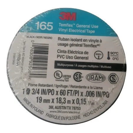 2 Unidades Teipe 3m Temflex 165, 3/4 X 60 Ft 