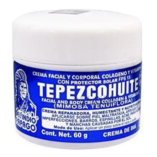 Crema De Tepezcohuite 60 Grs Blanca