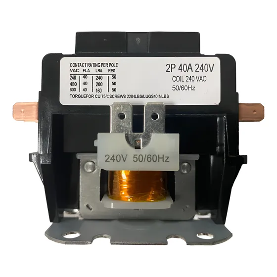 Contactor 2 Polos 40amp 240v Bobina 100% Cobre