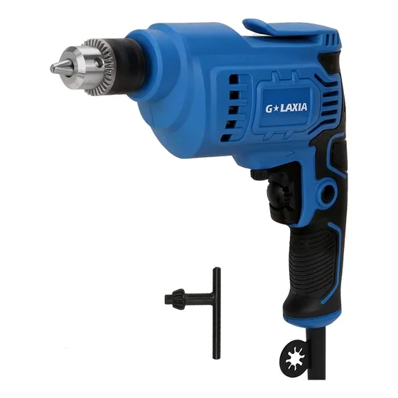 Taladro Atornillador 220v 450w Galaxia 56213 Uso Industrial Color Azul