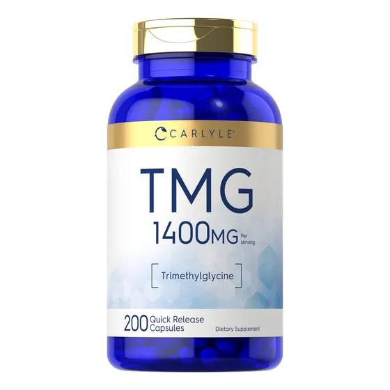 Suplemento Carlyle Tmg 1400 Mg | 200 Cápsulas De Trimetilgli
