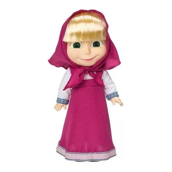 Boneca 35 Cm - Masha E O Urso - Masha Com Sons - Estrela