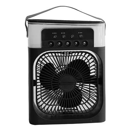 Ventilador Enfriador De Aire + Humidificador Usb Luces Led