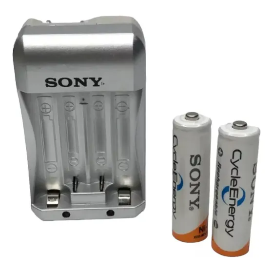 Cargador Baterias Pilas Recargables Aa Y Aaa Sony Multiuso