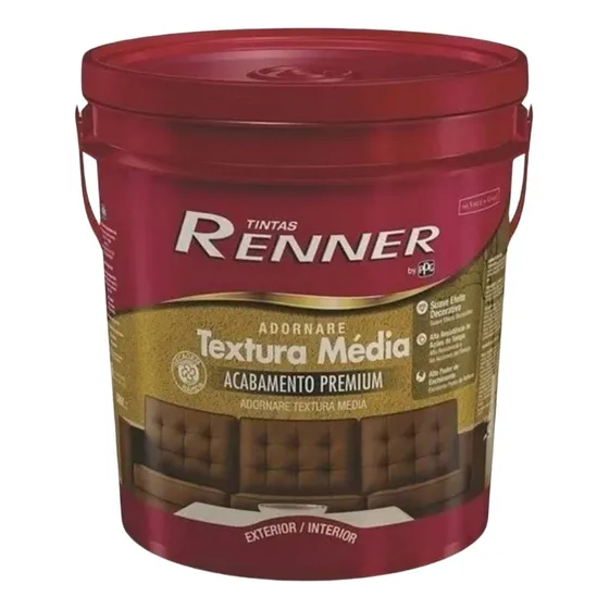 Textura Adornare Media Base Pastel  25 Kg. - Renner - Kilemy