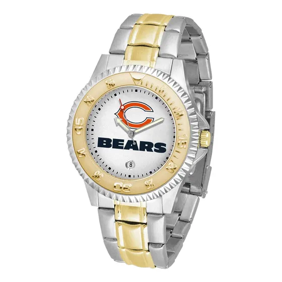 Reloj De Hombres Chicago Bears Dos Tonos Oficial De Nfl