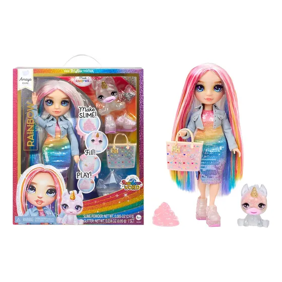Muñeca Rainbow High Amaya 27 Cm Coleccionable Slime