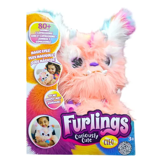 Peluche Interactivo Furlings Cleo Rosa - Funrise - Dgl Games