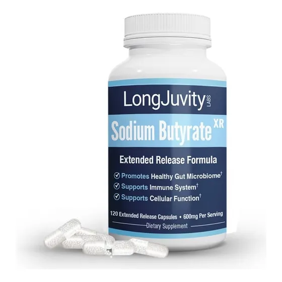 Longjuvity Labs Liberação Estendida De Butirato De Sódio Áci