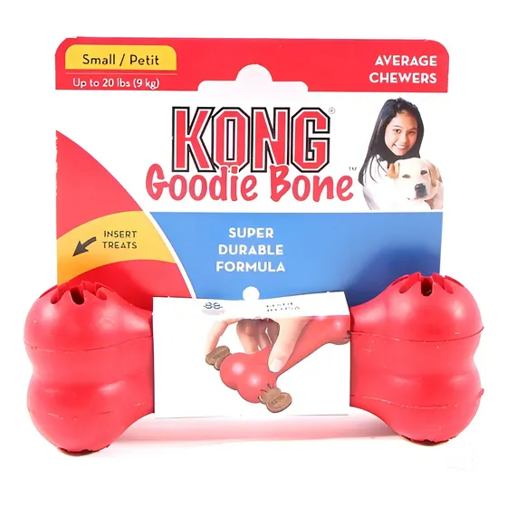 Kong Goodie Bone Juguete Rellenable Hueso S Perro Raza Small Color Rojo | Cuotas sin interés