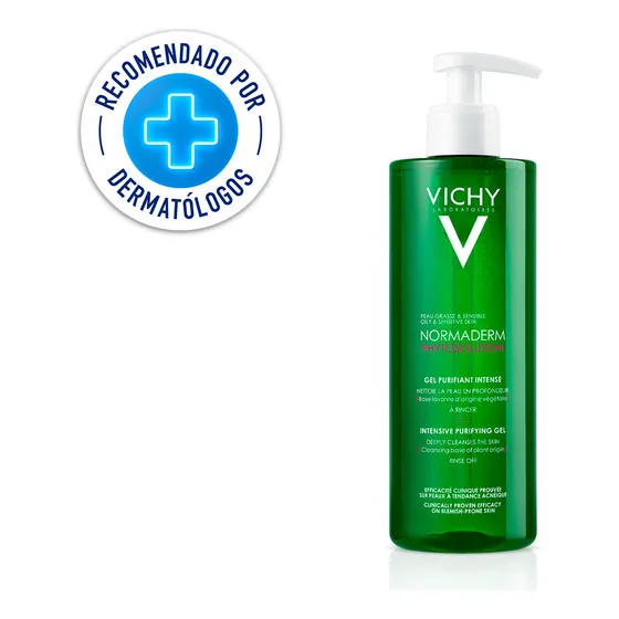 Gel De Limpieza Vichy Normaderm de 400 mL Para pieles grasas de Dia y Noche