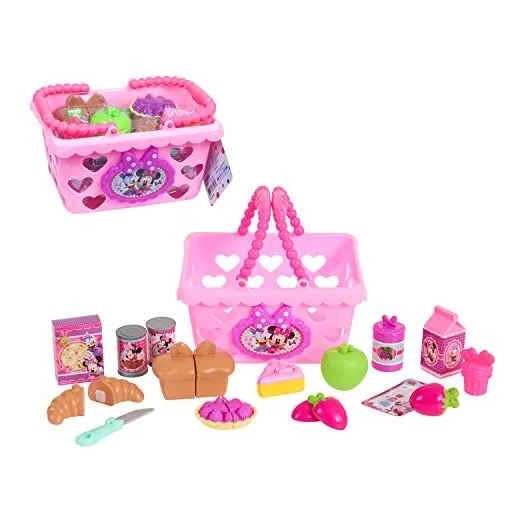 Juego De Cestas De Compras Bowtastic De Minnie Bow-tique, De