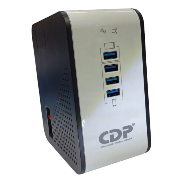 Estabilizador Cdp R2cu-avr1008 1000va Blanco 120v