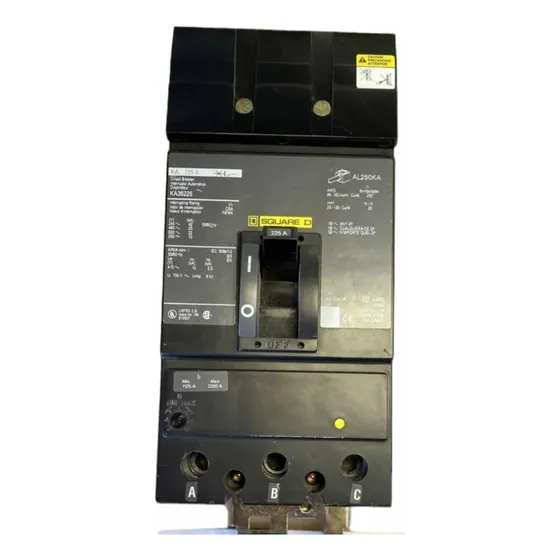 Interruptor Termomagnetic I-line 225a Ka36225 225amp Squared