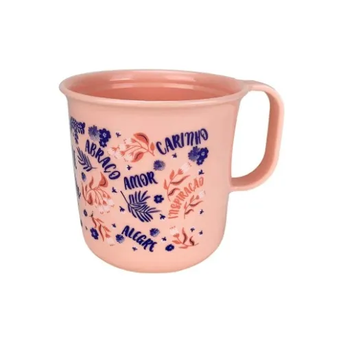 Tupperware Caneca Jardim Das Mães 350ml Coral