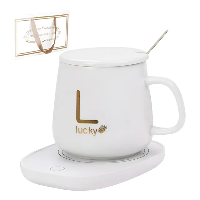 Taza Ceramica Con Base Calentadora Cafe Te Liquidos Usb 220v