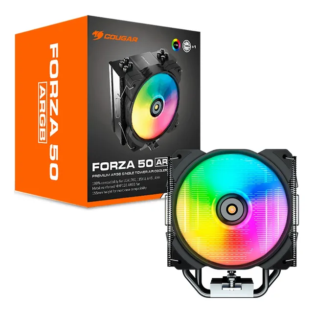 Enfriador de aire Cougar Gaming Forza 50 Argb Mhp 120 120 mm Pwm